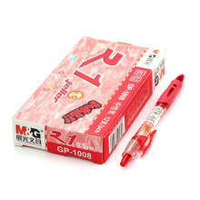 Andstal 0.5MM Bullet Gel pens Gel ink Pen Grip Gelpens Business Red ink Gel Pen For Stationery